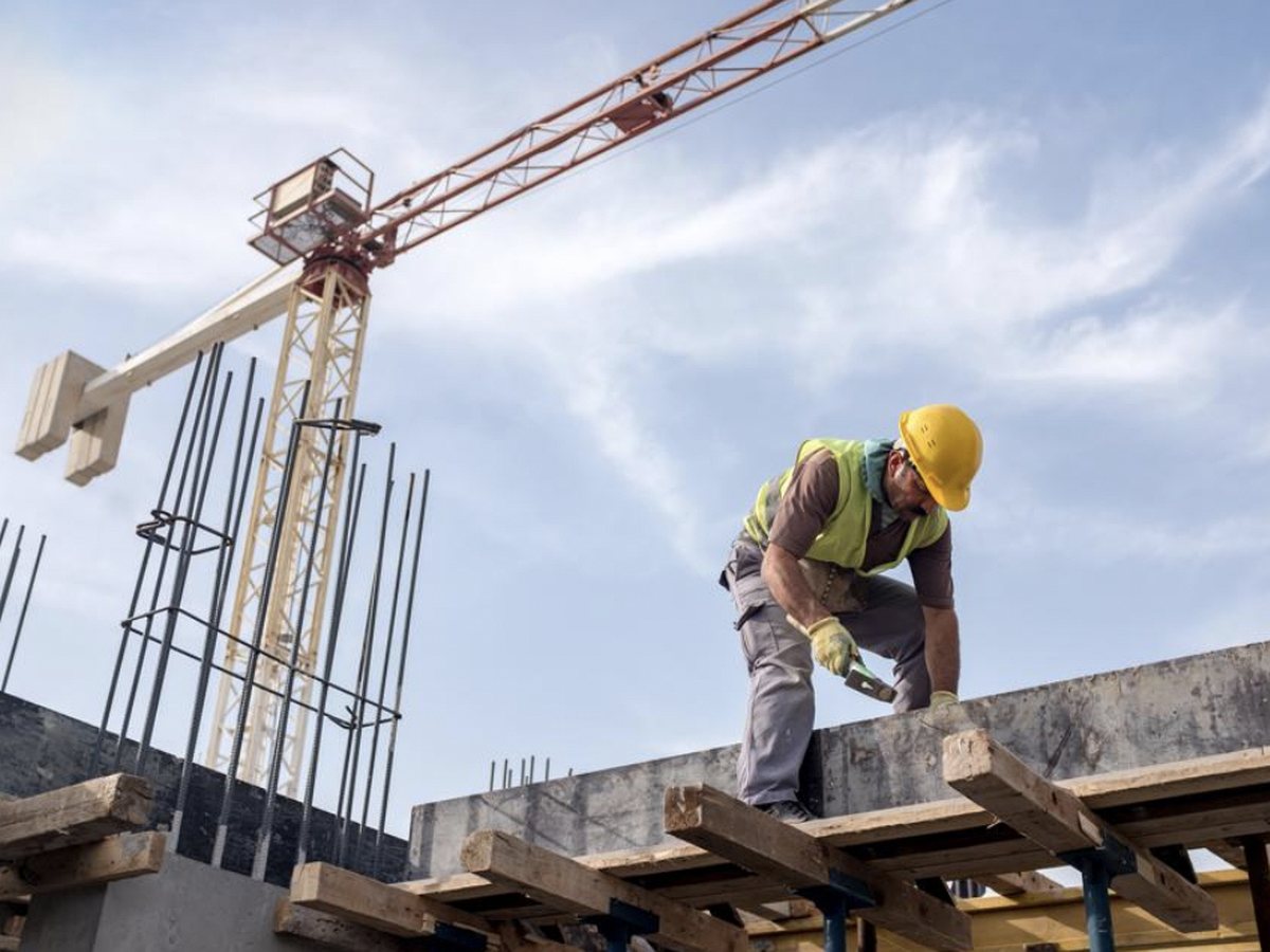 Formwork and reinforcement on a Paradise Rivers construction site